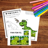 Pyssel - dinosauriepaket