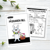 Saga - arbetshäfte/figurer till påskharen Bill