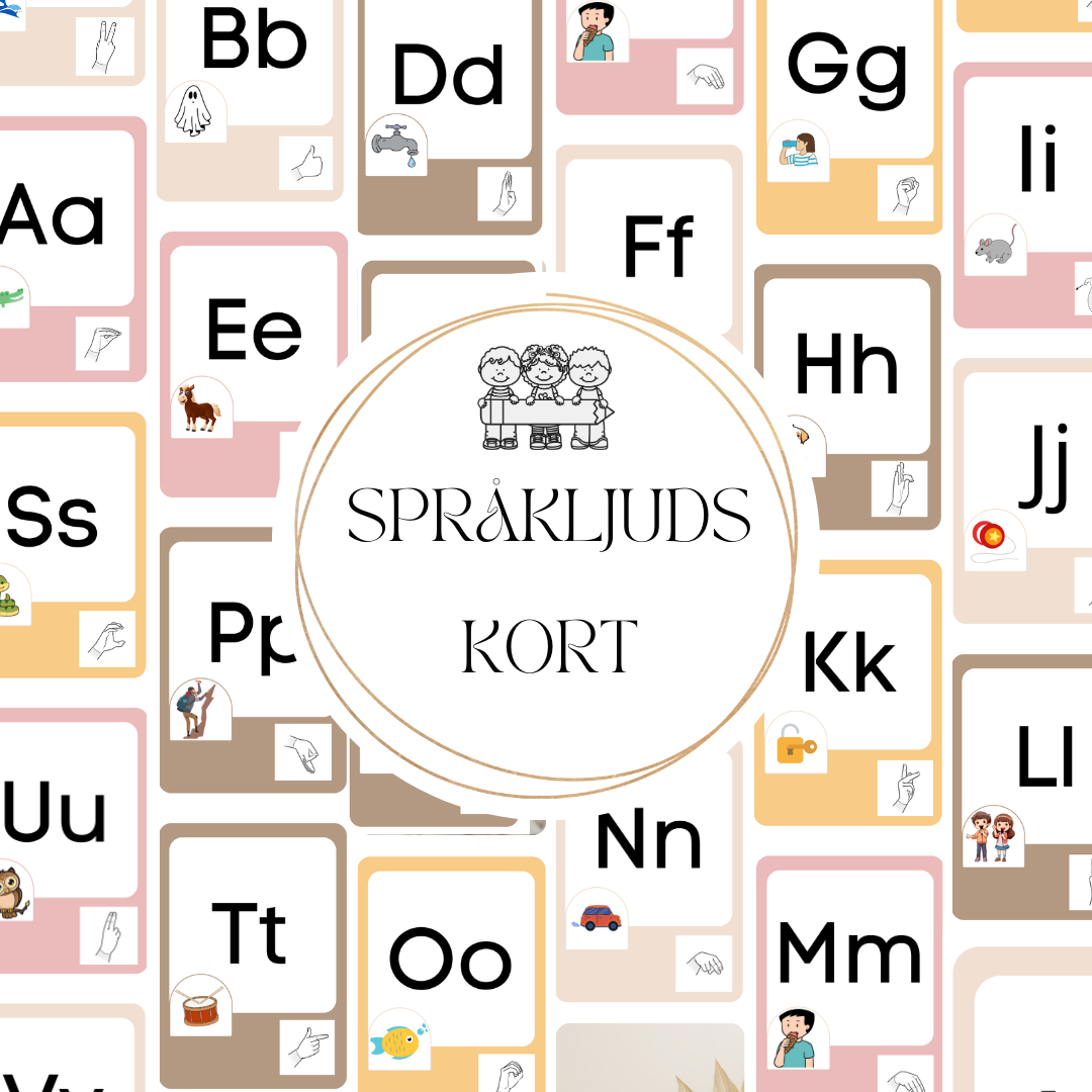 Skola - språkljudskort