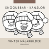 Årstid - snögubben känslor
