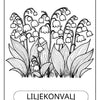 Pyssel - målarbok svenska blommor