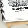 Pyssel - målarbok svenska blommor
