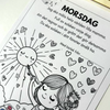 Gratis målarbild  morsdag